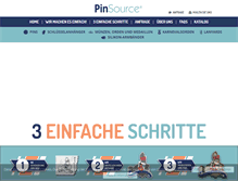 Tablet Screenshot of pinsource.de